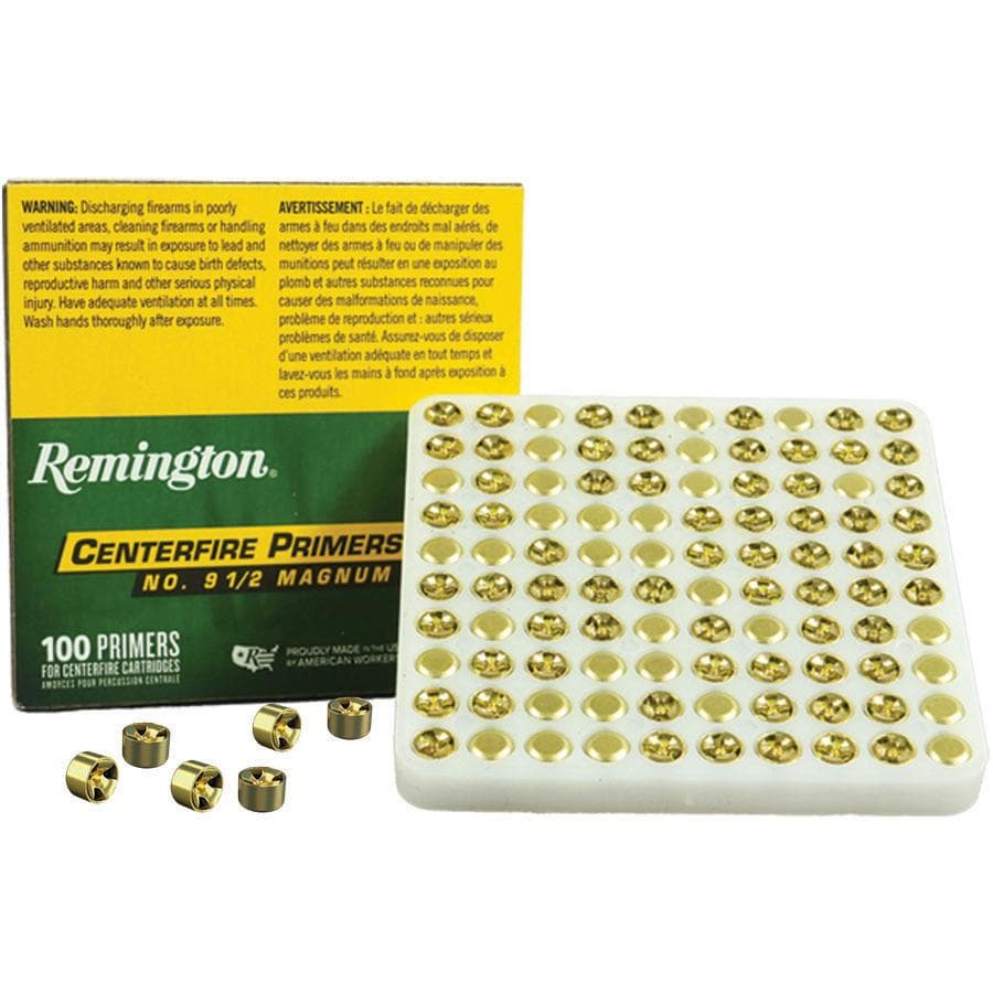 Remington Centerfire Large Rifle Primers- 9-1/2 Magnum Rifle