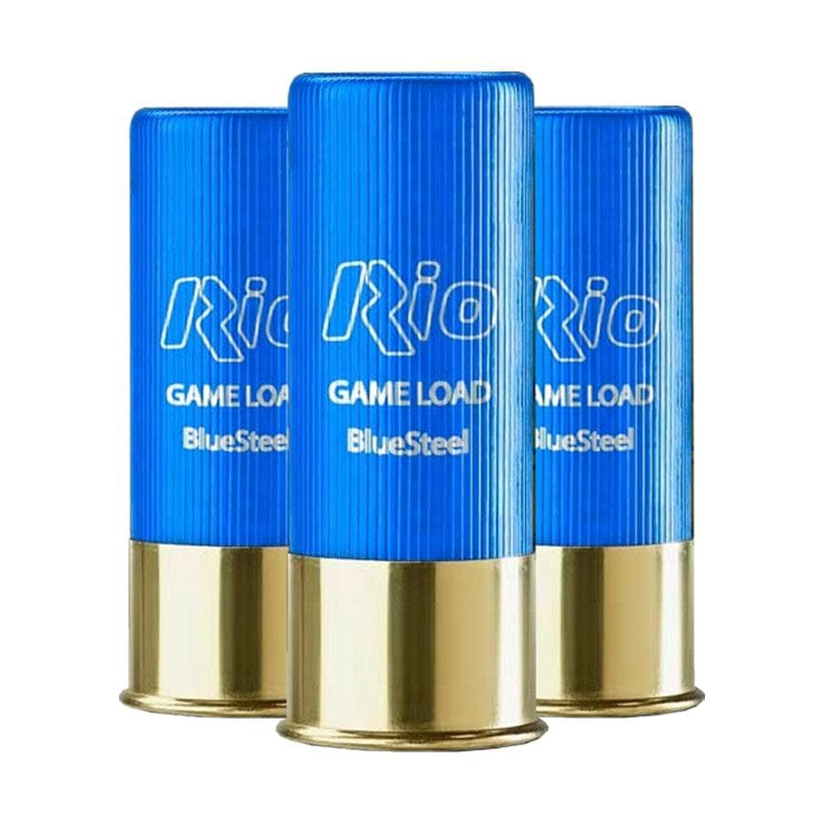 Rio Game Load Blue Steel Shotshells 12 ga 2-3/4" 1-1/8oz 1360 fps #6 25/ct