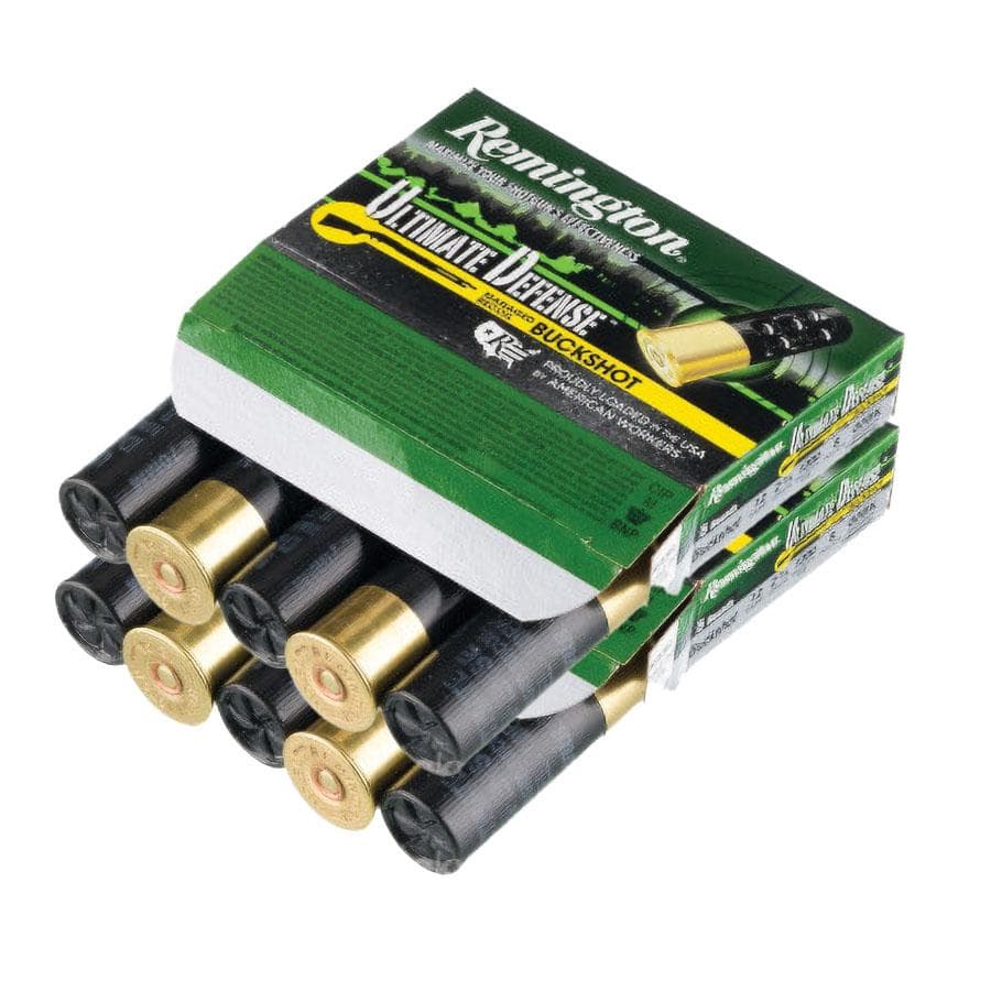 Remington Ultimate Defense Buckshot Shotshells 3" #4 Buck 1225 fps 5/ct