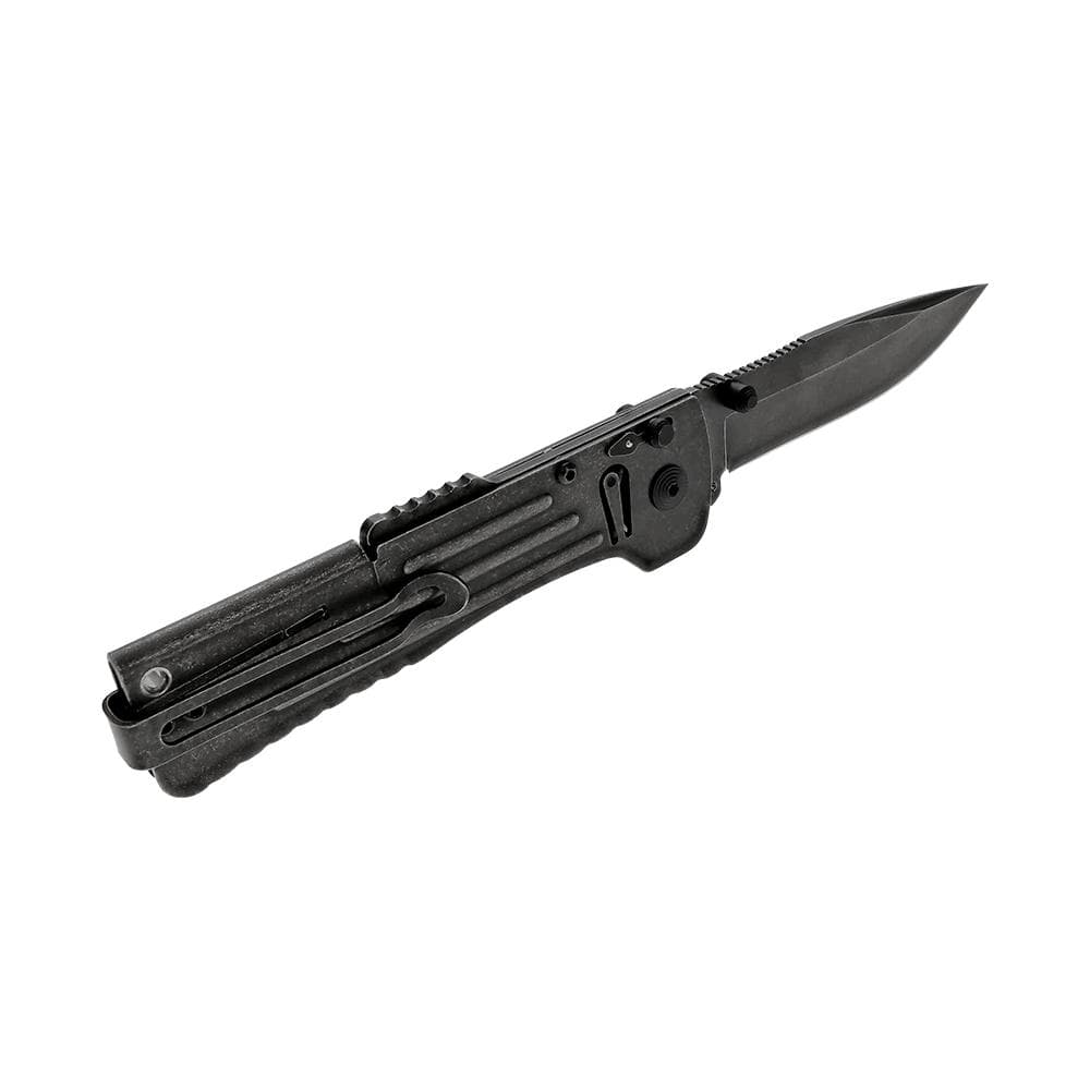 SOG Knives Slim Jim 2.0 Assisted Folding Knife 3-1/5 Clip Point Blade Black Clam Pack