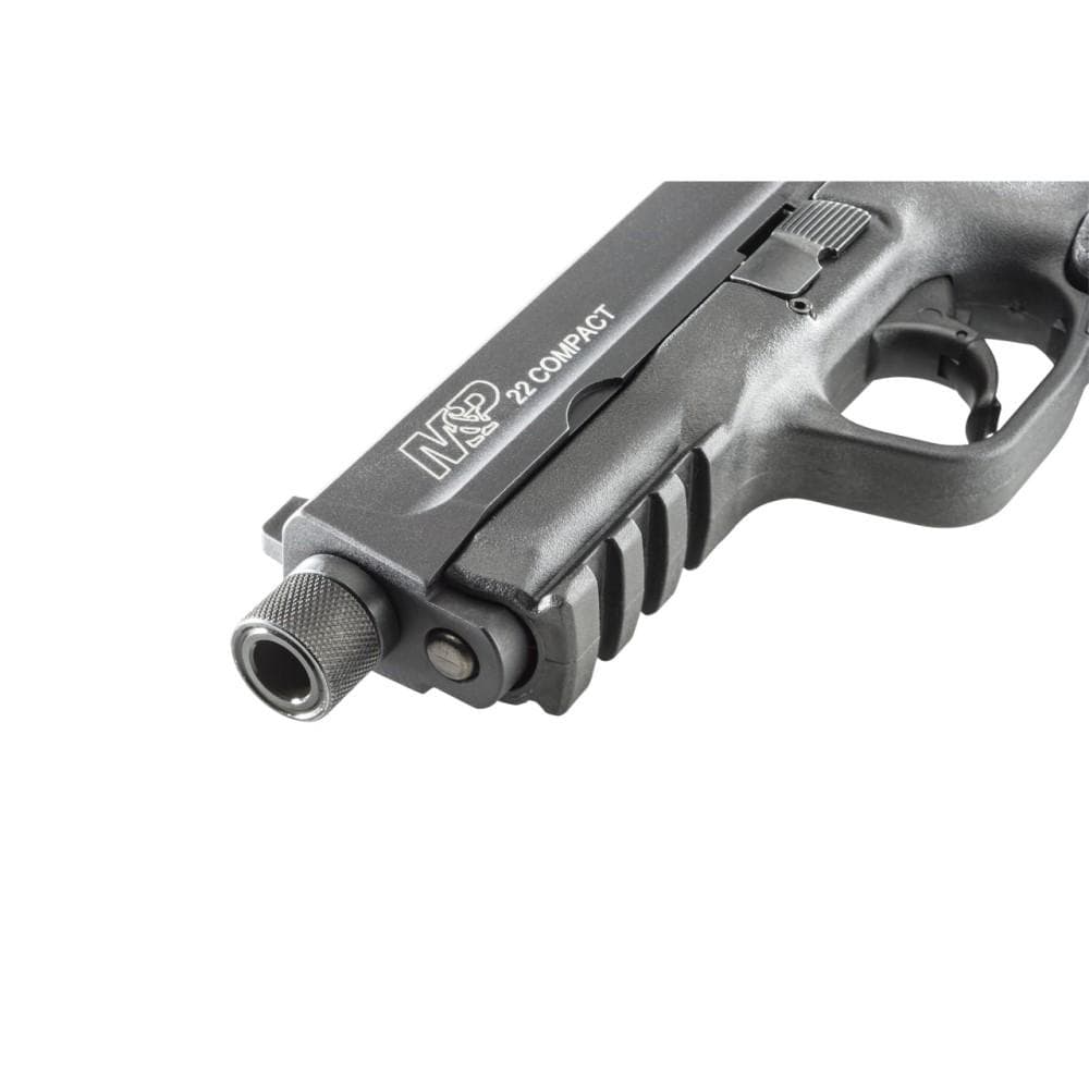Smith & Wesson M&P 22 Compact Handgun .22 LR 10rd Magazine 3.6" Threaded Barrel Black