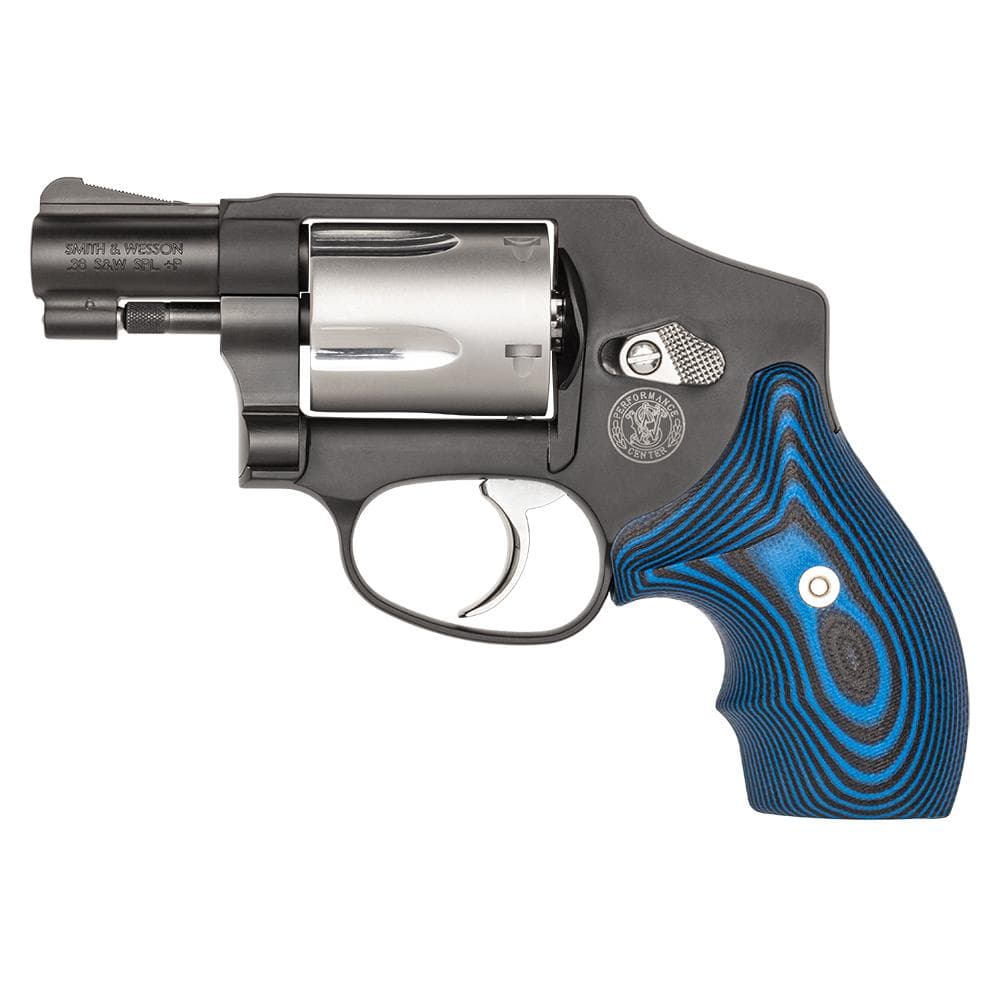 S&W Exclusive Performance Center 442 Handgun .38 Spl(+P) 5rd Capacity 1.88" Barrel PC Tuned Blue/Black VZ Grips