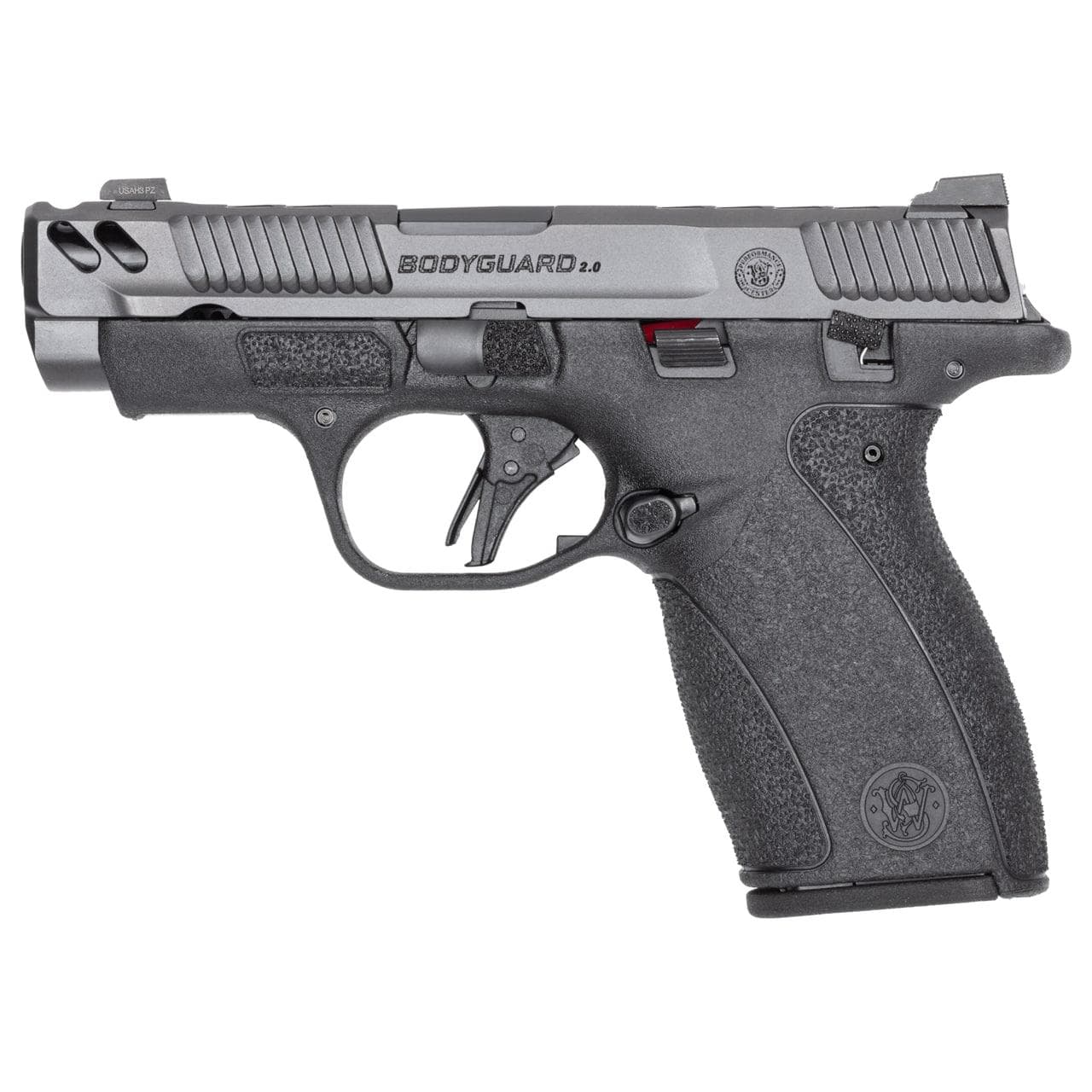 S&W PC Bodyguard 2.0 Carry Comp Handgun .380 Auto 10(1)&12(1)rd Magazines 3.1? Ported Barrel Manual Safety