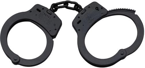 Smith & Wesson M100 Handcuffs - Hinged Blue Standard