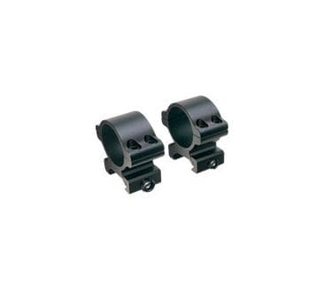 Tasco Angle-Loc Weaver-Style Aluminum Detachable Scope Rings 1" High Matte