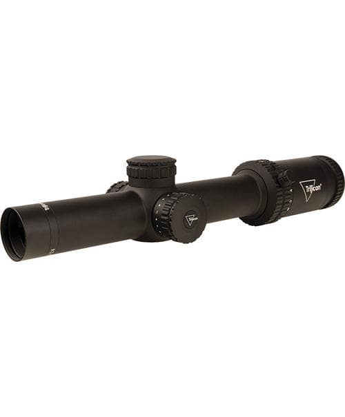 Trijicon Credo HX 1-6x24 (FFP) 30mm Rifle Scope w/Red MOA Segment Circle Low Capped Adjusters