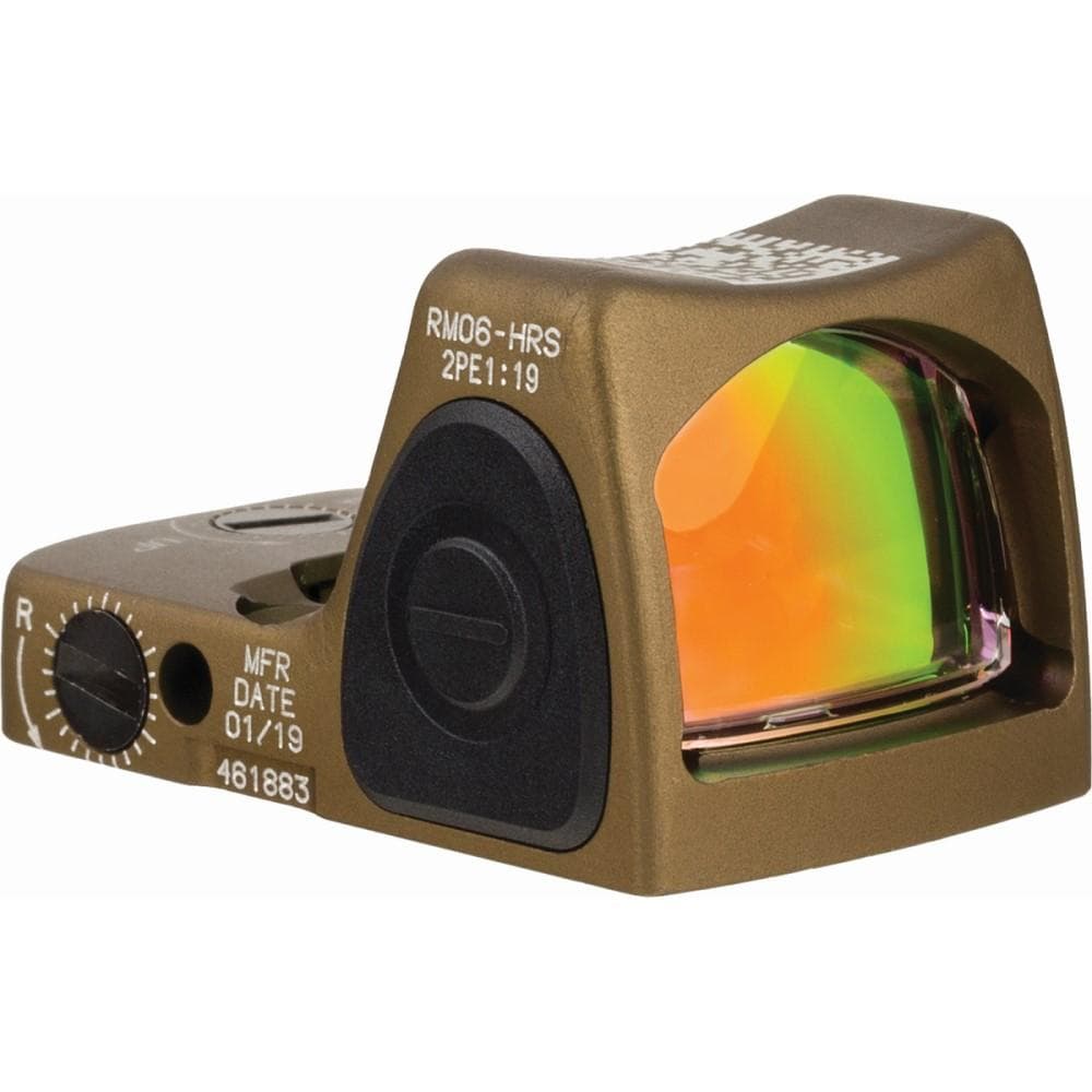 Trijicon RMR HRS Type 2 Red Dot Sight 3.25 MOA Red Dot Coyote Brown