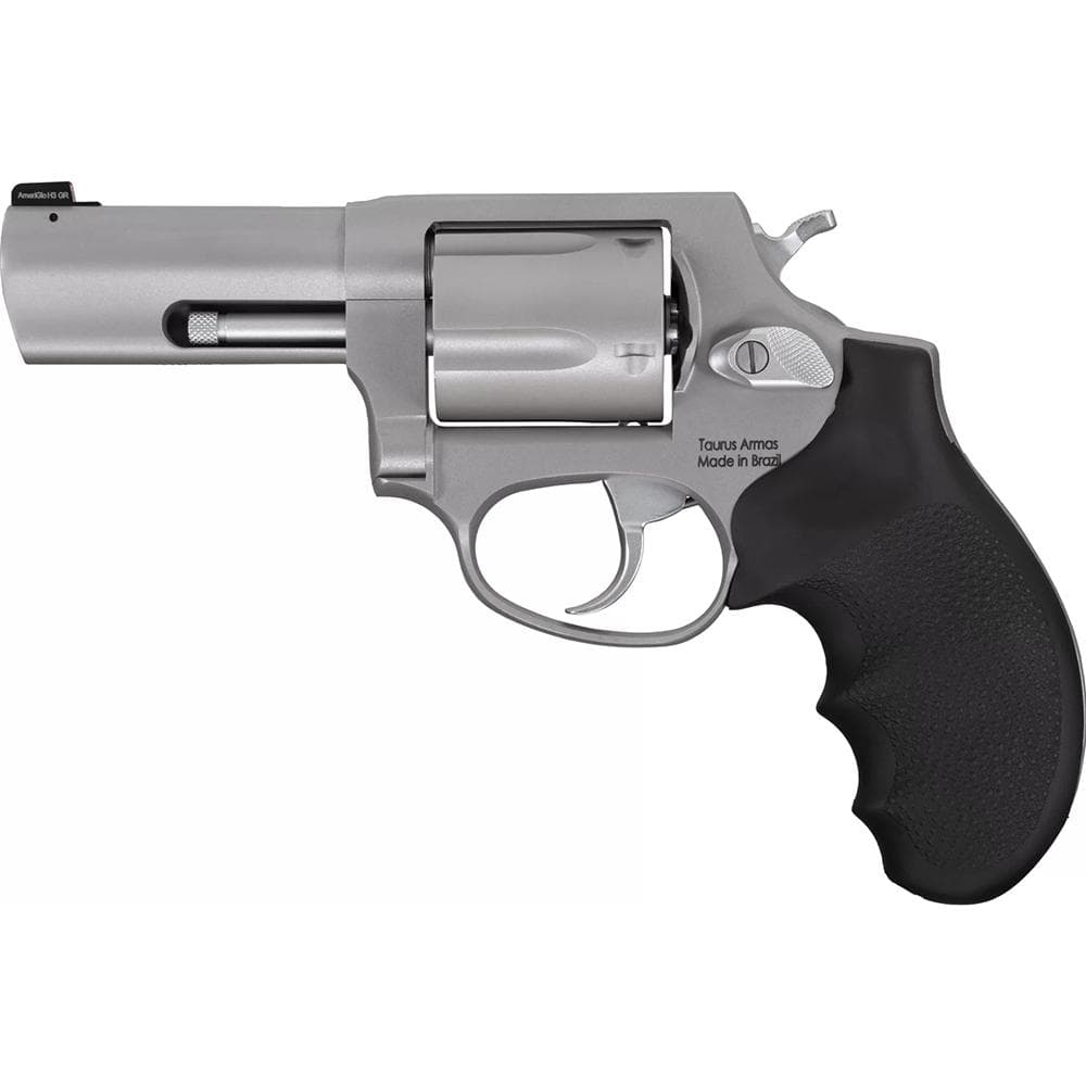 Taurus Defender 605 357 Mag/38 Spl+P Matte Stainless Steel 3 in Hogue Rubber Grip Handgun 5rd Magazine