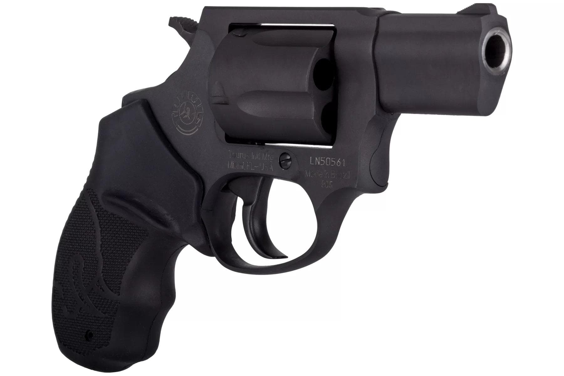 Taurus 905 Blued Revolver 9mm Luger 5rd Capacity 2" Barrel Rubber Grip