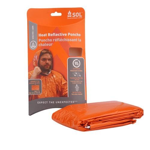 Survive Outdoors Longer Heat Reflective Poncho