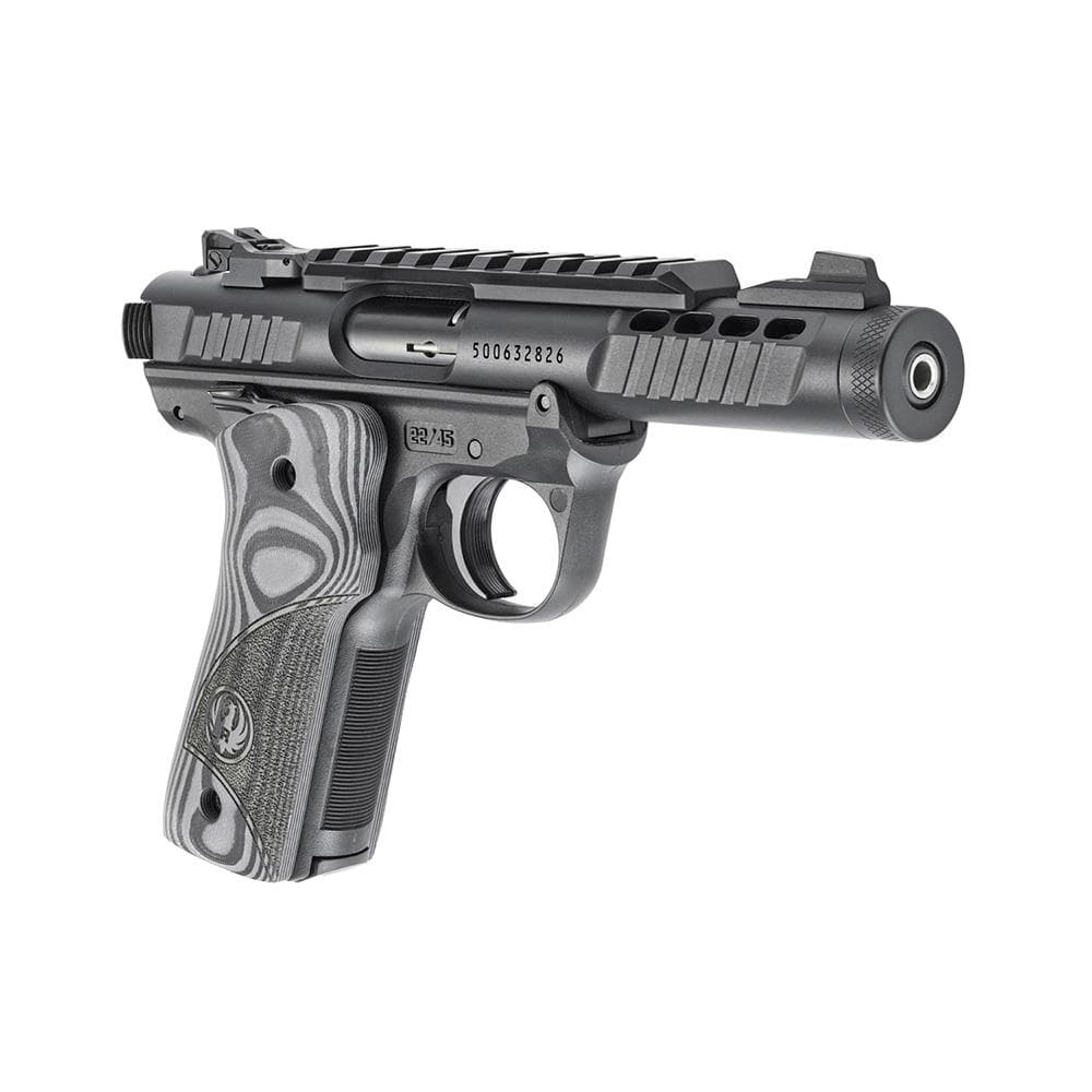 Ruger Mark IV 22/45 Lite Handgun .22 LR 10rd Magazines(2) 4.4" Non-threaded Barrel G10 Grip