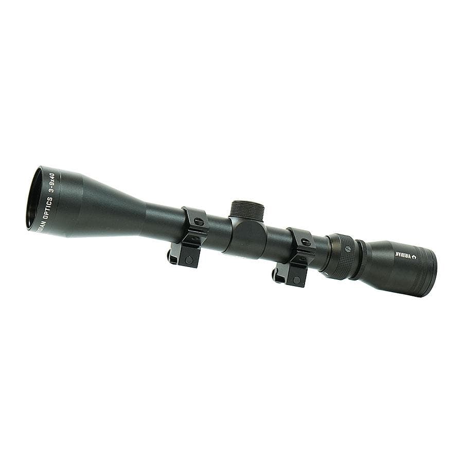 Viridian EON Rifle Scope 3-9x40 R4 Black with Rings Retail Box
