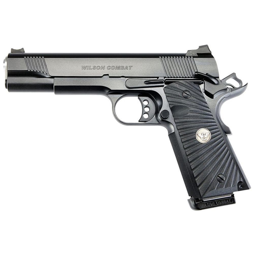 Wilson Combat 1911 CQB Full Size Handgun 9mm Luger 10rd Magazine 5" Barrel Black Armor Tuff