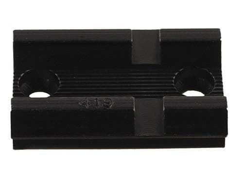 Weaver Standard Top Mount Aluminum Scope Base - Matte - #419M - FRONT Browning A-Bolt