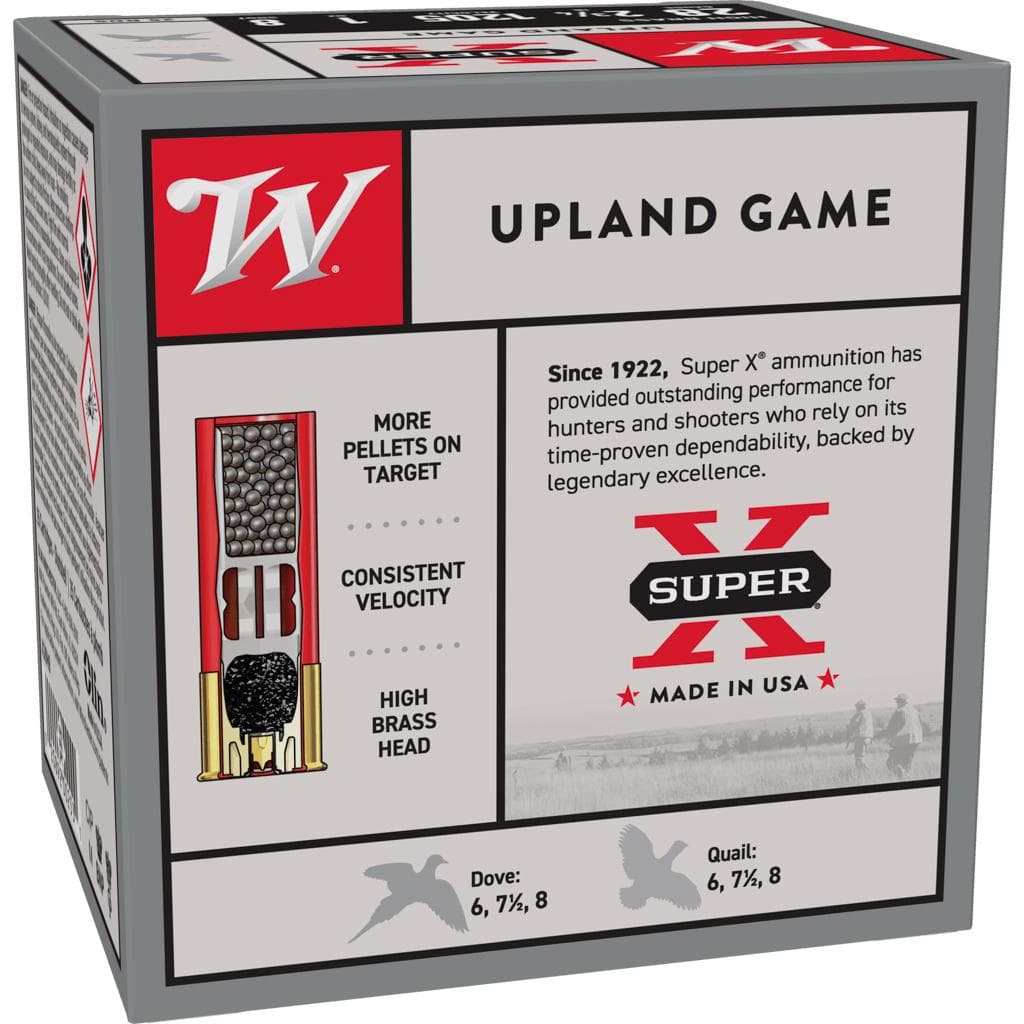 Winchester Super-X Game Shotshells 28 ga 2-3/4" 1 oz 1205 fps #8 25/ct