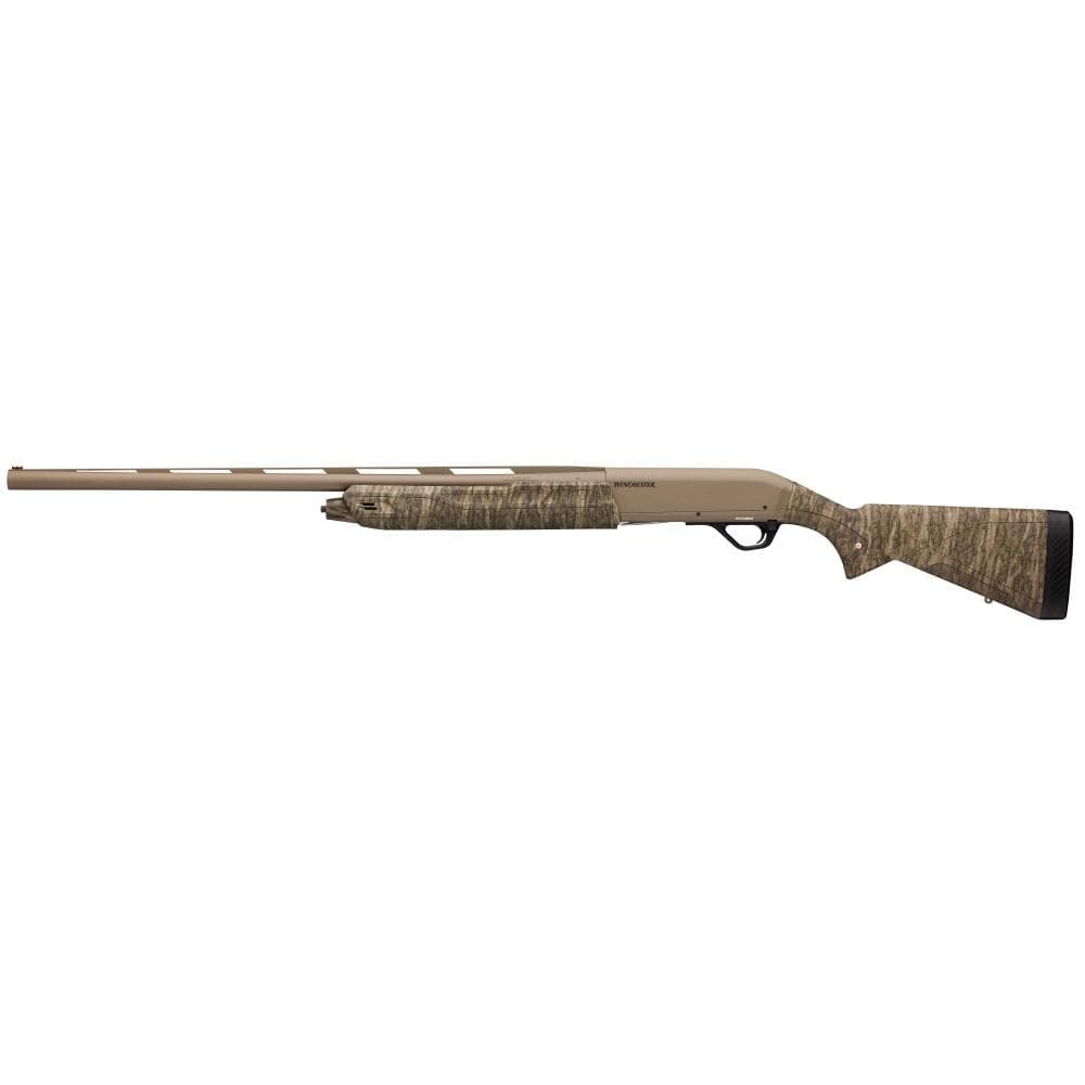 Winchester SX4 Hybrid Hunter Shotgun 12 ga 3" Chamber 4/rd 28" FDE Barrel Mossy Oak Bottomland Synthetic Stock