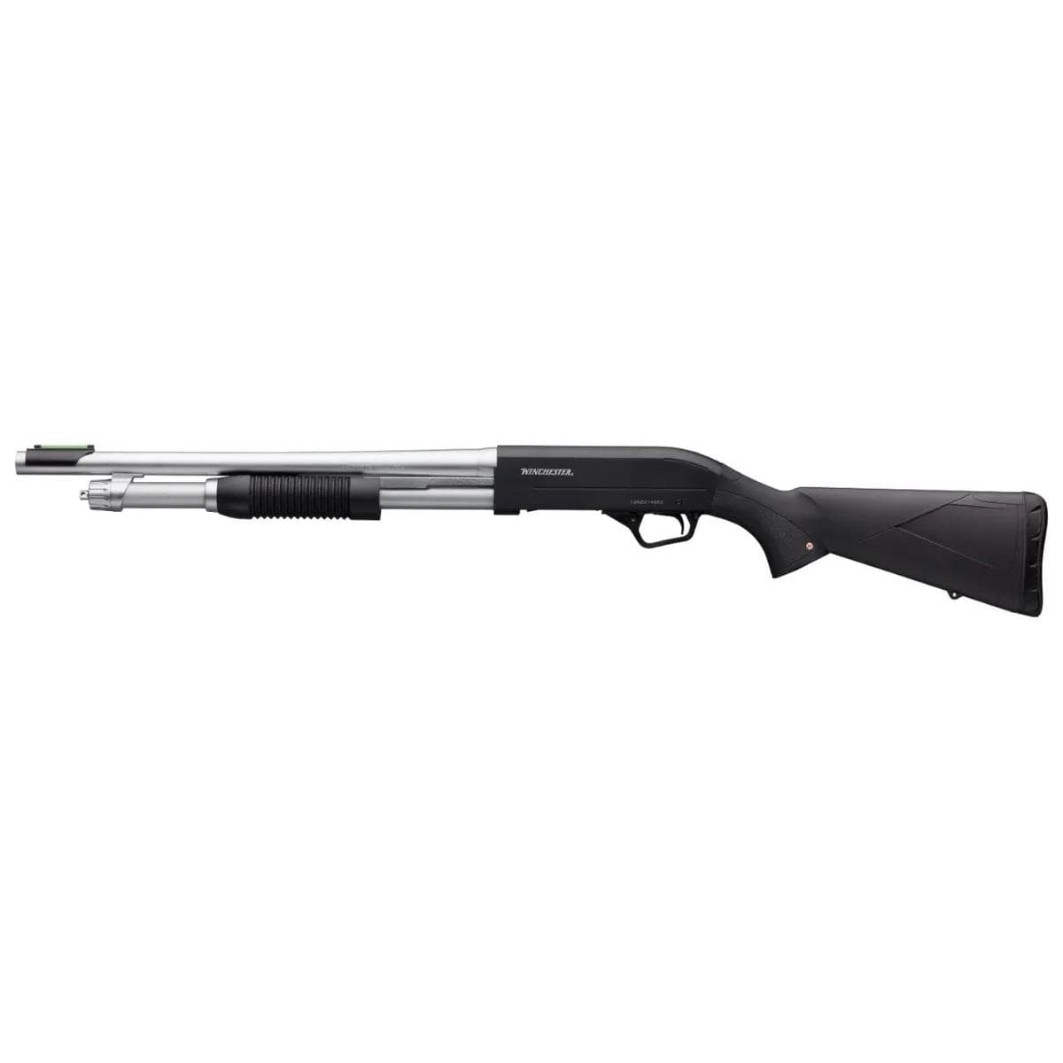 Winchester SXP Marine Defender Shotgun 12ga 3" Chamber 5rd Capacity 18" Matte Chrome Barrel Black Synthetic Stock