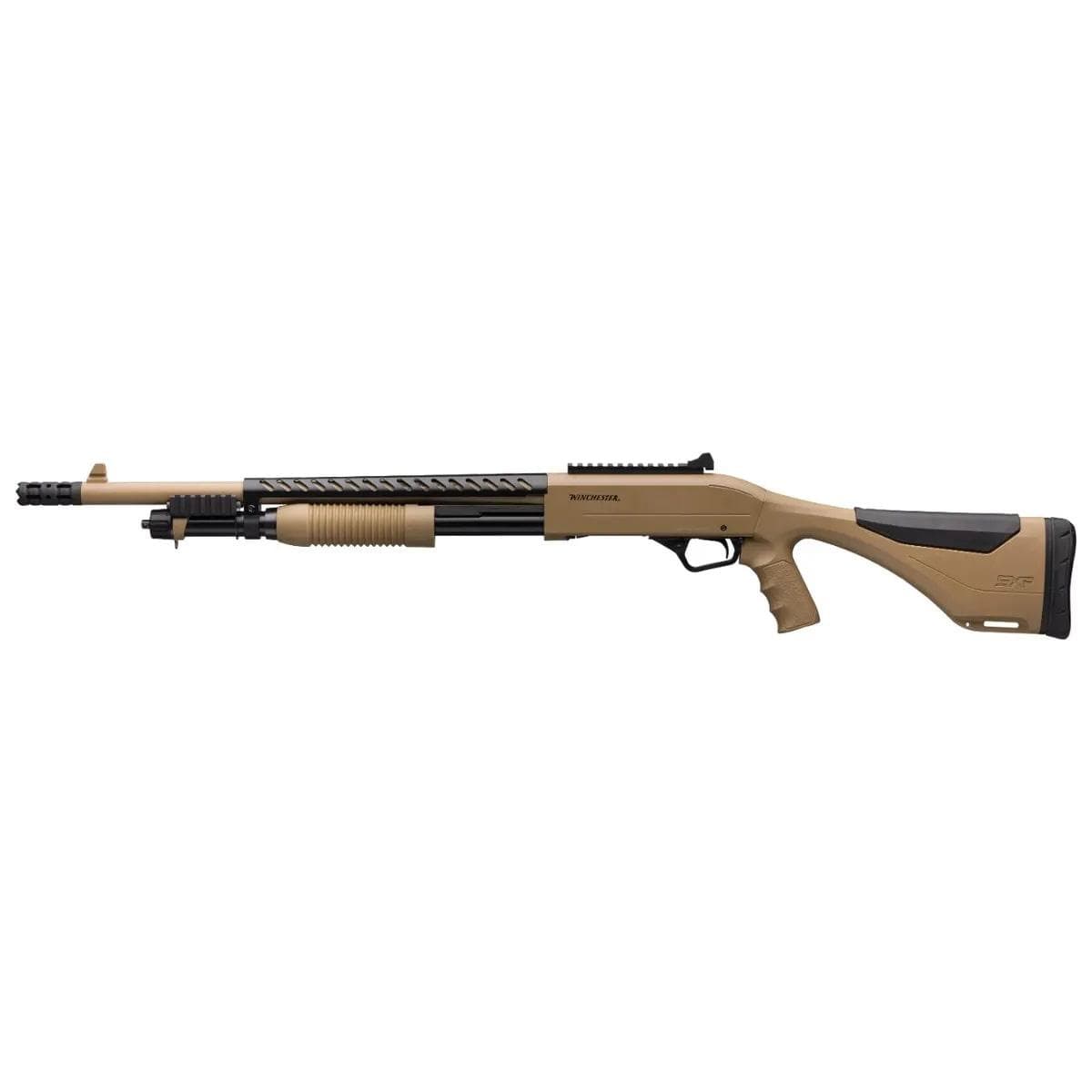 Winchester SXP Extreme Defender FDE Shotgun 12ga 3" Chamber 5rd Capacity 18" Barrel FDE Stock
