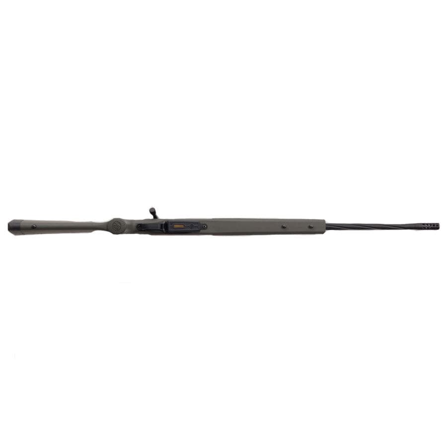 Weatherby 307 Range XP Rifle .240 Wby Mag 5rd Magazine 24" Barrel + 2" Brake OD Green Stock