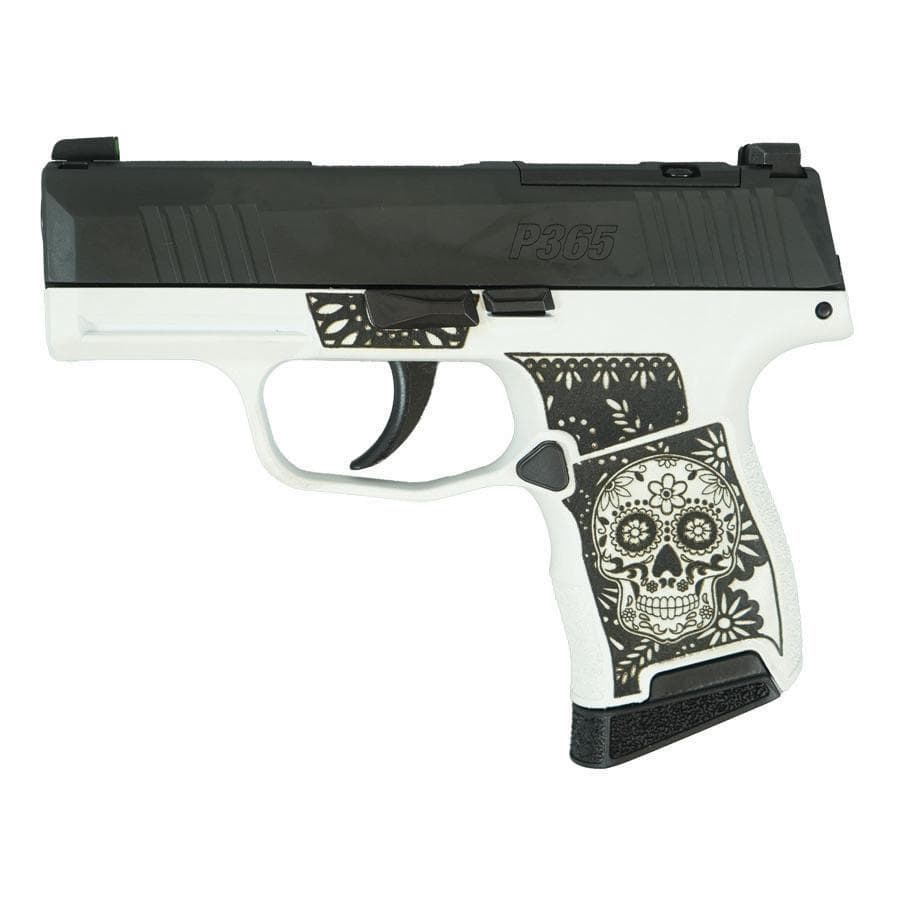 Sig Sauer "Sugar Skull" P365 Optic Ready Handgun 9mm Luger 10rd Magazines(2) 3.1" Barrel X-RAY 3 Sights