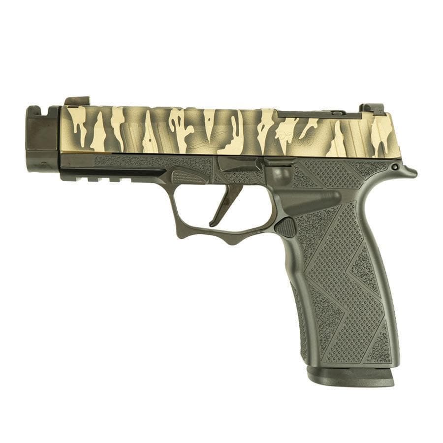 Sig Sauer P365 "Tiger Stripe Black" XMACRO TACOPS Handgun 9mm Luger 17rd Magazines(4) 3.7" Barrel