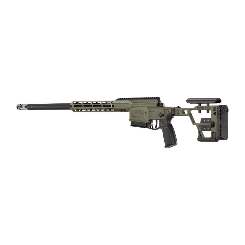Sig Sauer Cross Sawtooth Rifle 6.5 PRC 4rd Magazine 22" Threaded Proof Carbon Fiber Barrel Moss Green Folding Precision Stock