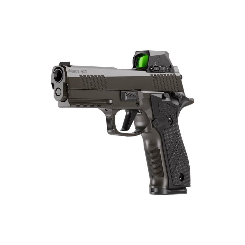 Sig Sauer P226-X Legion SAO Handgun 9mm Luger 18rd Magazines(3) 4.4" Barrel Legion Grey Cerakote w/Optic