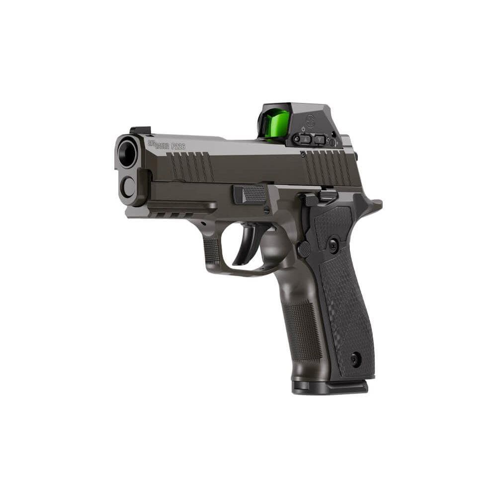 Sig Sauer P226 XCarry Legion Handgun 9mm Luger 18rd Magazines(3) 3.8" Barrel DA/SA Red Dot Legion Grey Cerakote