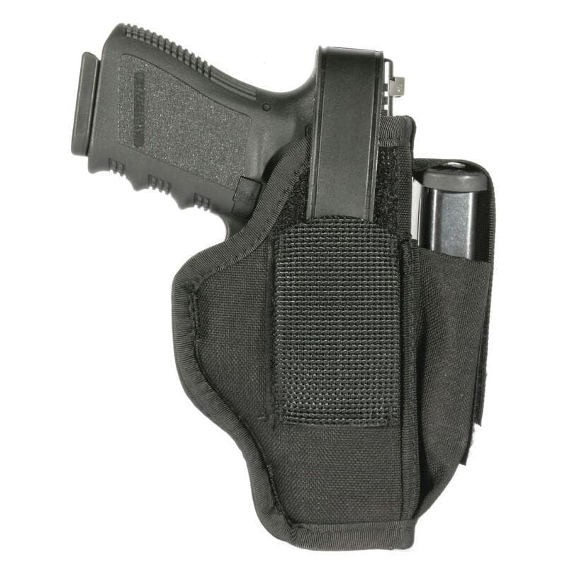 Blackhawk Nylon Multi Use Holster for 2-2.25" Barrel Small Frame 5/6 Shot Revolvers w/ Hammer Black Ambi
