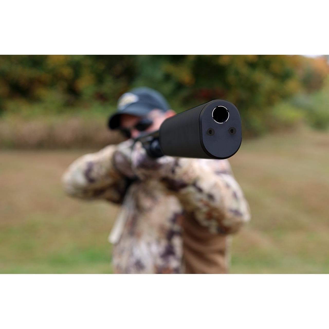 YHM VICTRA-12 Modular Shotgun Suppressor 12ga 3.5" Max Shell Length Aluminum/Stainless Steel Choke Tube Attachment