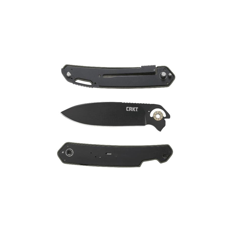 CRKT Bona Fide OD Green Folding Knife 3 1/2" Blade