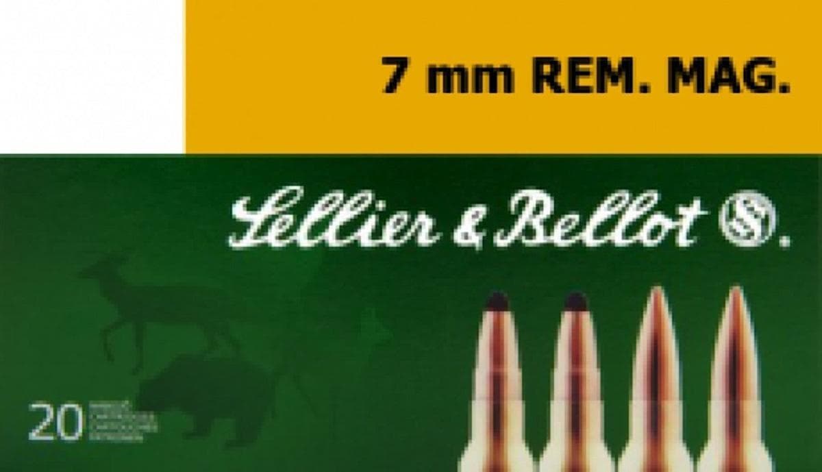 Sellier & Bellot Rifle Ammunition 7mm Rem Mag 173 gr SPCE - 20/box