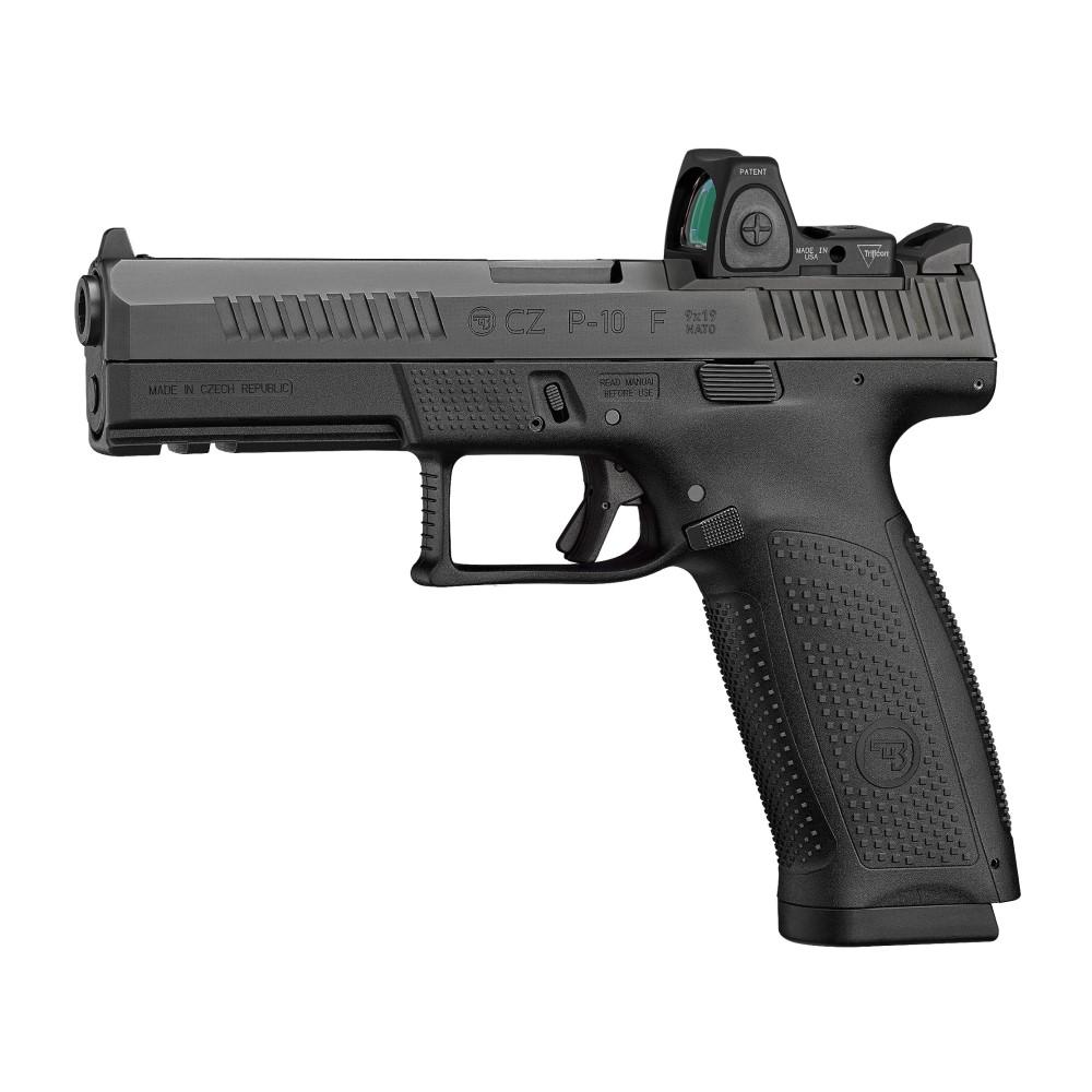 CZ USA P-10 F Handgun 9mm Luger 10rd Magazine 4.5 Barrel Black DP01550-img-0