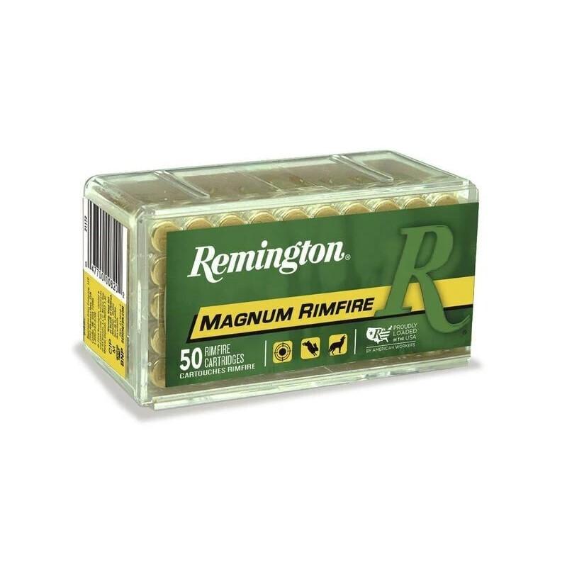 Remington Magnum Rimfire Ammunition .17 HMR 17gr JHP 2550 fps 50/ct RT20023-img-0