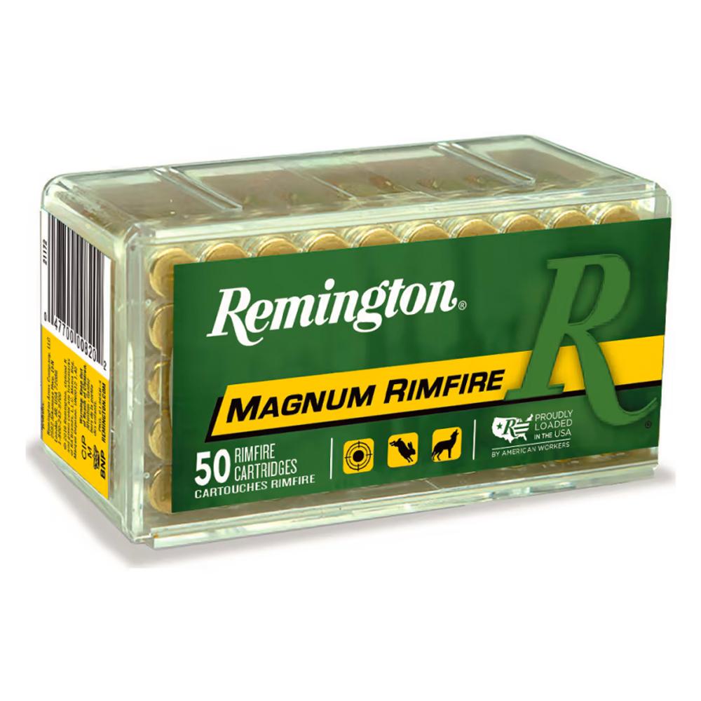 Remington Magnum Rimfire Ammunition .17 HMR 20gr PSP 2375 fps 50/ct RT20025-img-0