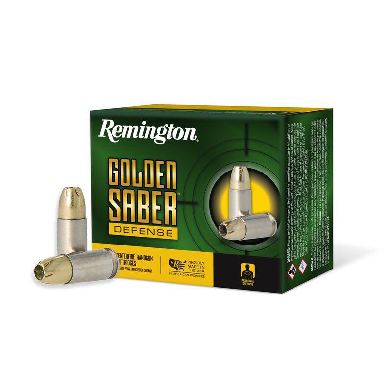 Remington Golden Saber Defense Handgun Ammunition 9mm Luger 124gr RT27601-img-0