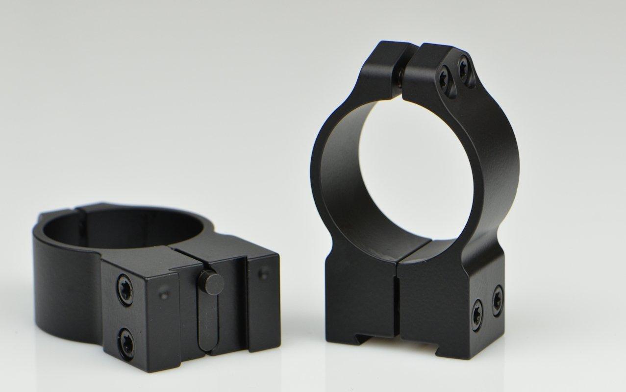 Warne 2-Piece Maxima Fixed Scope Ringmounts with Grooved Receiver 15TM-img-0