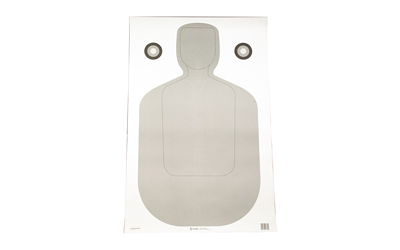 Action Target TQ-21 Qualification Target, White and Gray, 23"x35", 100 Per Box