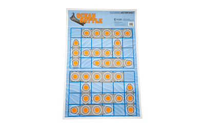 Action Target Ocean Battle Target, Multi Color, 23"x35", 100 Per Box