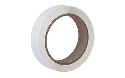Action Target PAST/WI, Target Pasters, 7/8" Square Bullet Hole Repair Paster, White, 1000 Per Roll