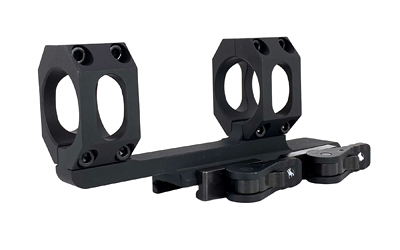 American Defense Mfg. AD-RECON Scope Mount, Dual Quick Detach, Vertical Spit Rings, 2" Offset, 34MM, Standard Height, TAC Aluminum Levers, Black