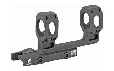 American Defense Mfg. AD-RECON Scope Mount, Dual Quick Detach, Vertical Spit Rings, 2" Offset, 30MM, High Height, Black