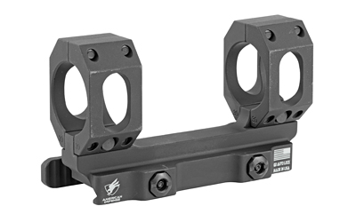 American Defense Mfg. AD-RECON-S Scope Mount, Dual Quick Detach, Vertical Spit Rings, 30MM, Standard Height, Black