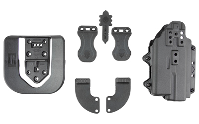 Alien Gear Holsters Photon Holster, Fits GLOCK 17/47/22 (Gen 1-4) with Compact Light, Polymer Construction, Ambidextrous, Black