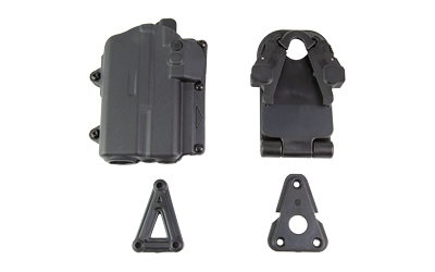 Rapid Force Rapid Force, Level 2 Duty Holster, Fits GLOCK 19/19X/45/22/17 with Compact Light (TLR-7/Sig Foxtrot 1), Right Hand, Black