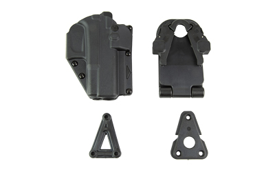 Rapid Force Rapid Force, Level 2 Duty Holster, Fits GLOCK 19/X/23/44/45, Right Hand, Black