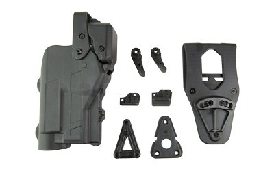 Rapid Force Rapid Force, Level 3 Duty Holster, Fits Sig P320 Full Size/CC/M18/XCarry with Large Light (X300/TLR-1), Right Hand, Black
