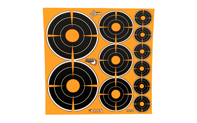 Allen Company EZ AIM Adhesive, Bullseye, Variety Pack, (72)1", (36)2", (24)3"