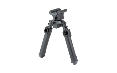 Allen Company Helix Polymer Bipod, Bipod, Fits Tilt Stud Mount, Matte Finish, Black and Gray, Silicone Hand Placement Area