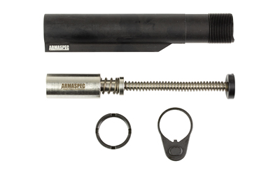 Armaspec SRS Buffer Kit Gen 4, Silent Recoil Spring, Fits AR-10, Black